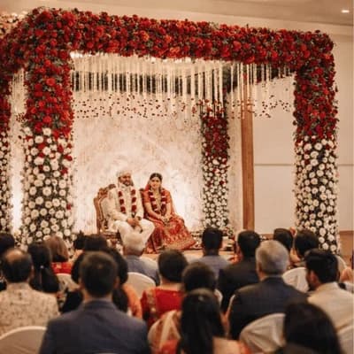 The floral mandap decoration inspiration